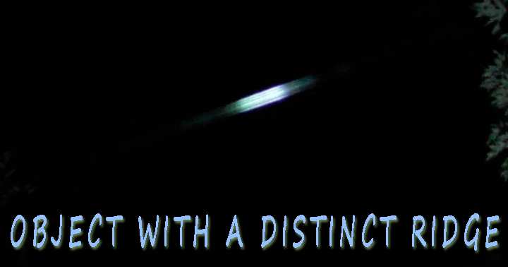 Object With a Distinct Ridge • PARANORMALISM.NET